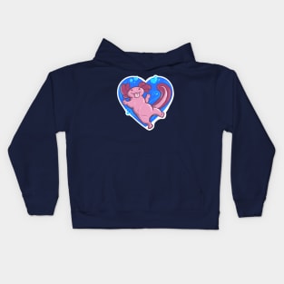 Axolotl licky face Kids Hoodie